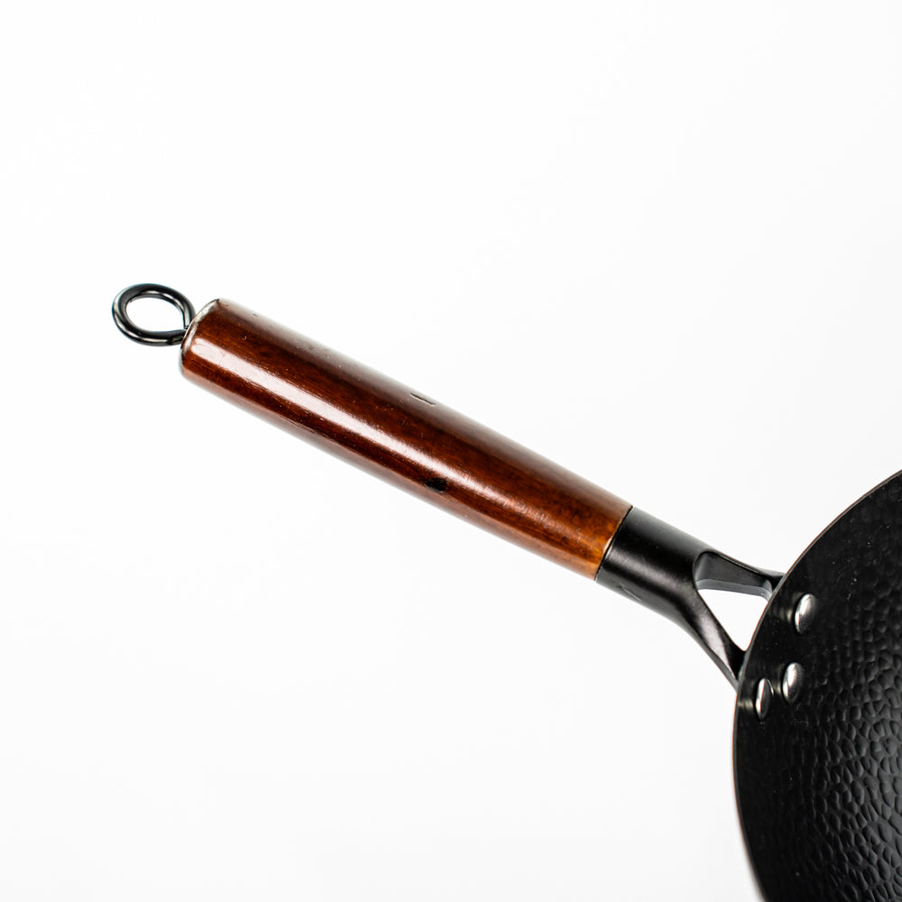 Le Shirane traditionele wok kopen – zijaanzicht bodem en vorm