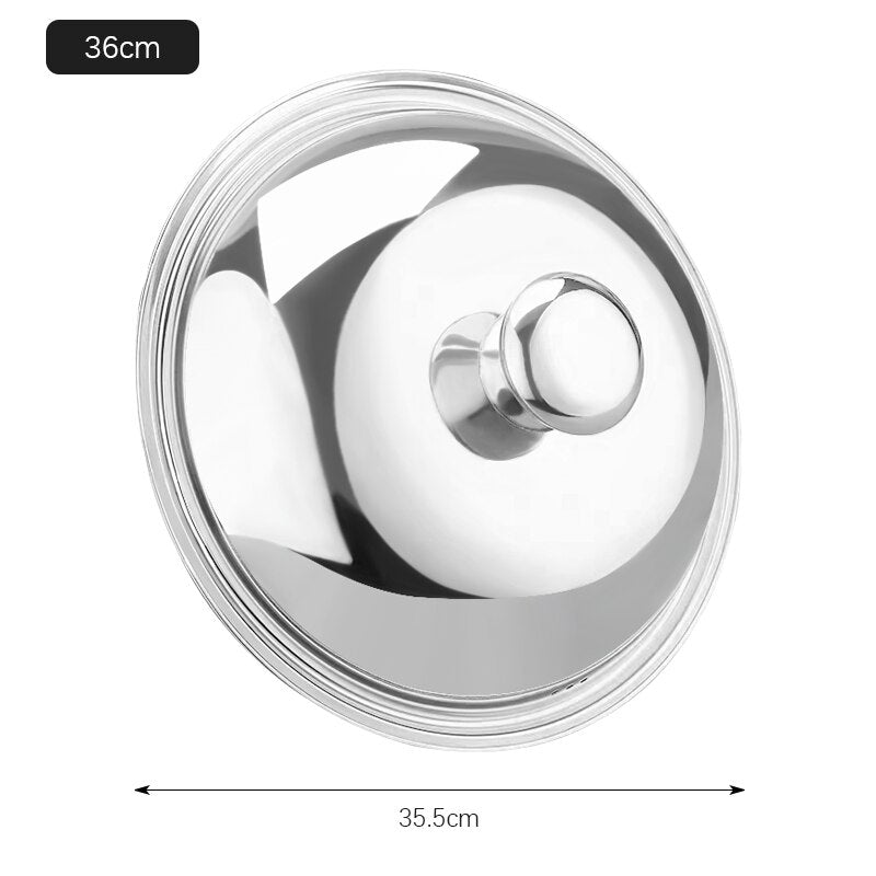 Le Konca losse wok deksel stoomopening detail close-up handvat knop
