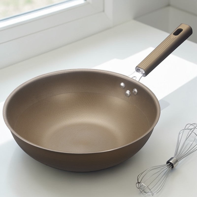 Le Hinoka wok titaan zonder pfas verpakking en leveringsinhoud