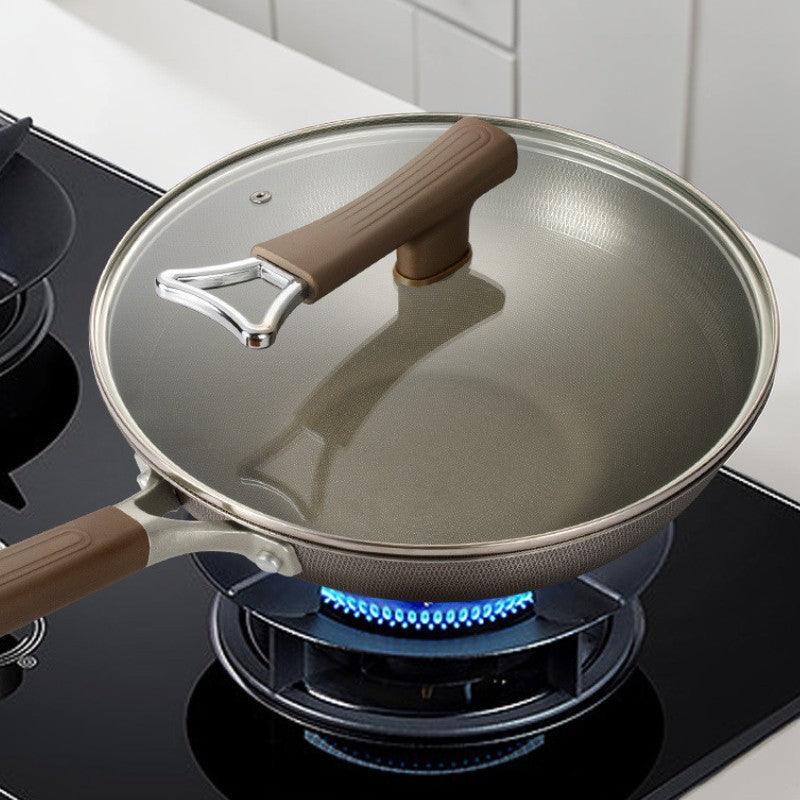 Le Hinoka titanium wok zonder pfas geschikt gas inductie wok