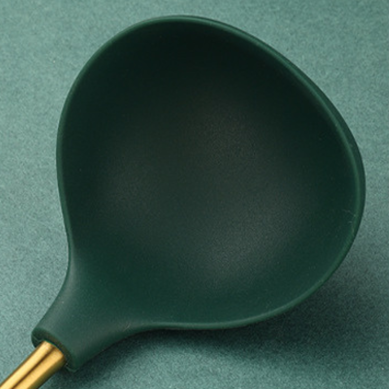 Le Ranoki set spatel wok siliconen flexibele kop detail