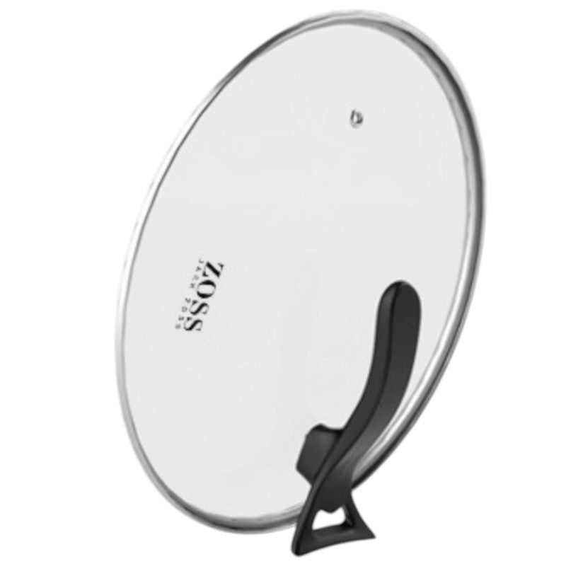 Le Takino zwart aluminium wok met deksel roerbakgerecht bereiding