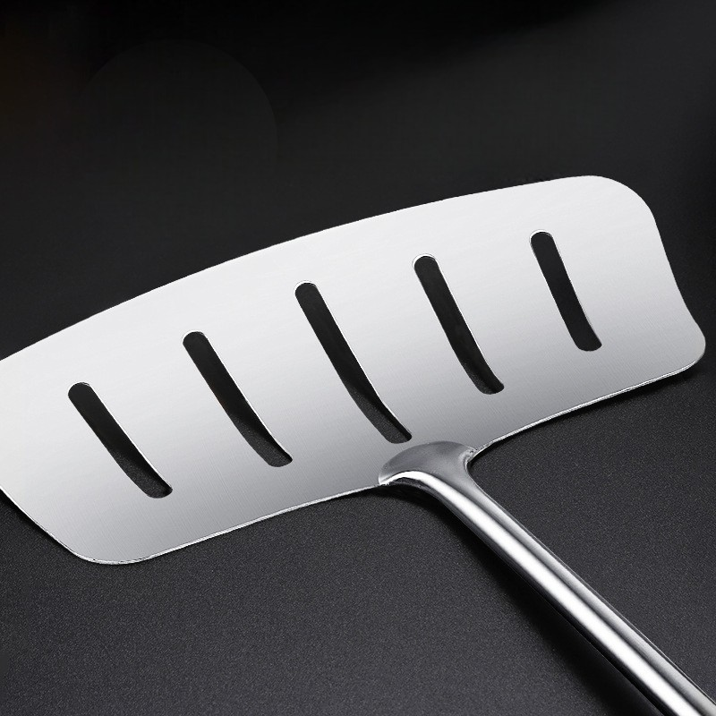 Le Mishio rvs wok spatel ergonomisch handvat detailfoto
