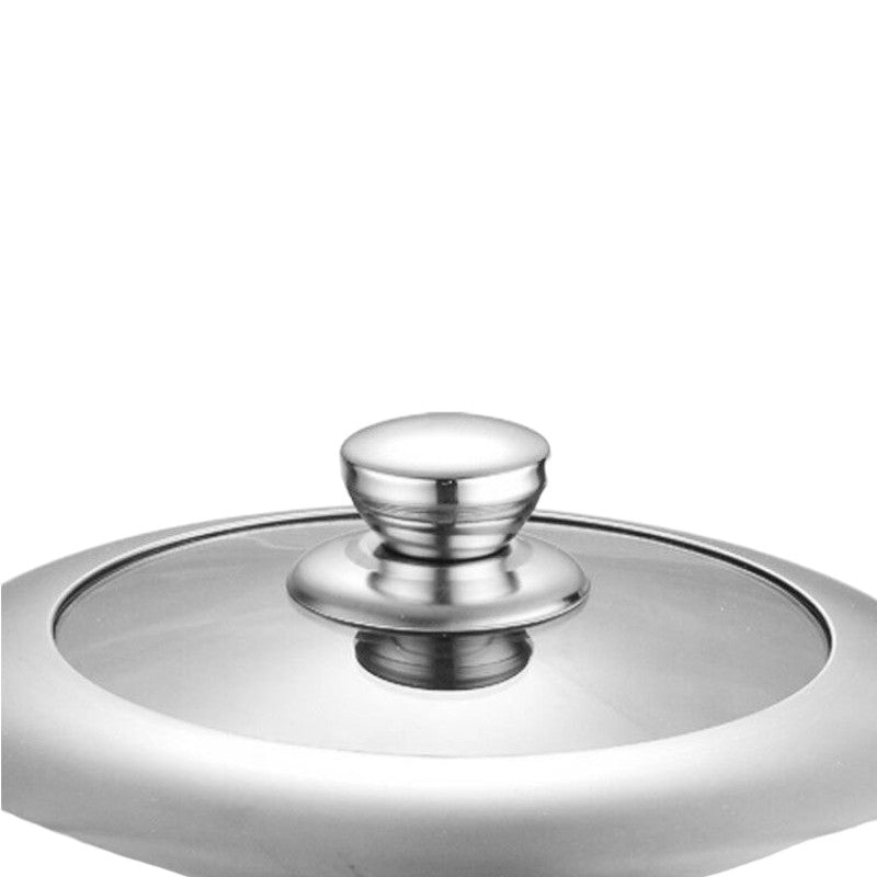 Le Senami rvs wok stoompan set afmetingen en maataanduiding