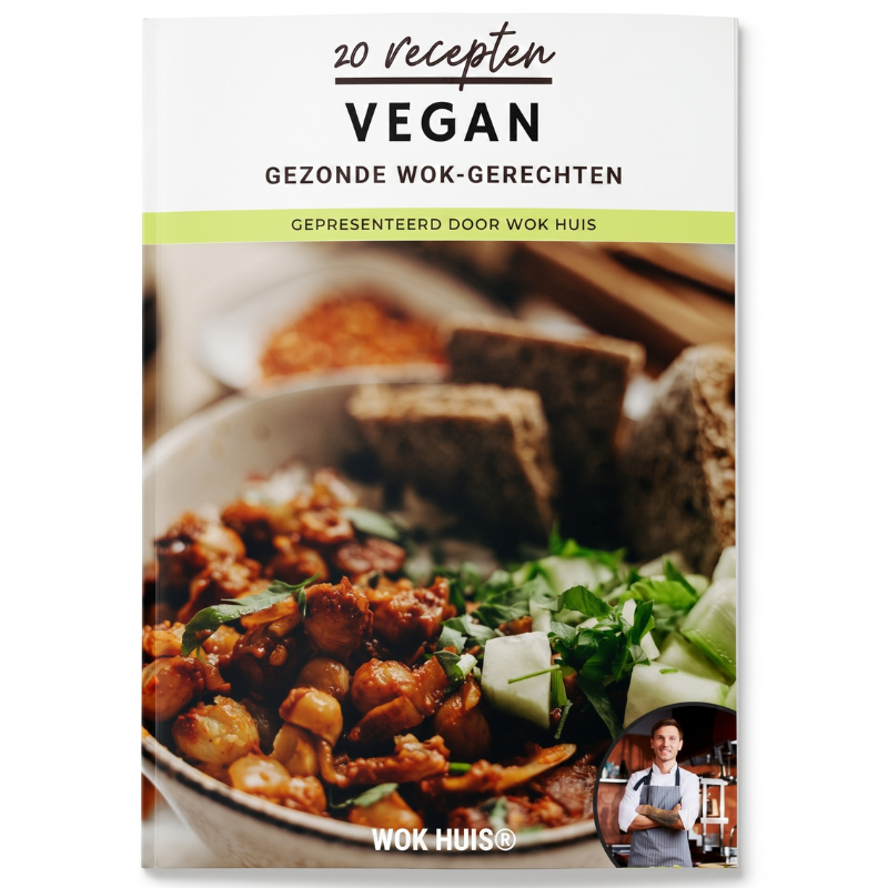 Le Kasumi digitaal receptenboek 20 vegan wokrecepten voorblad