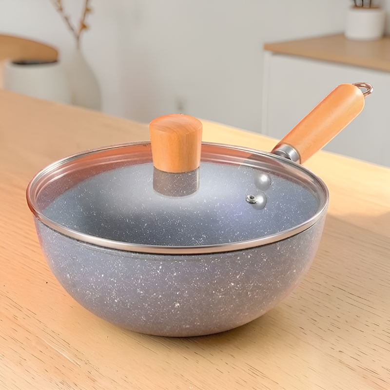 Le Sanome mini wok inductie verpakking en leveringsomvang