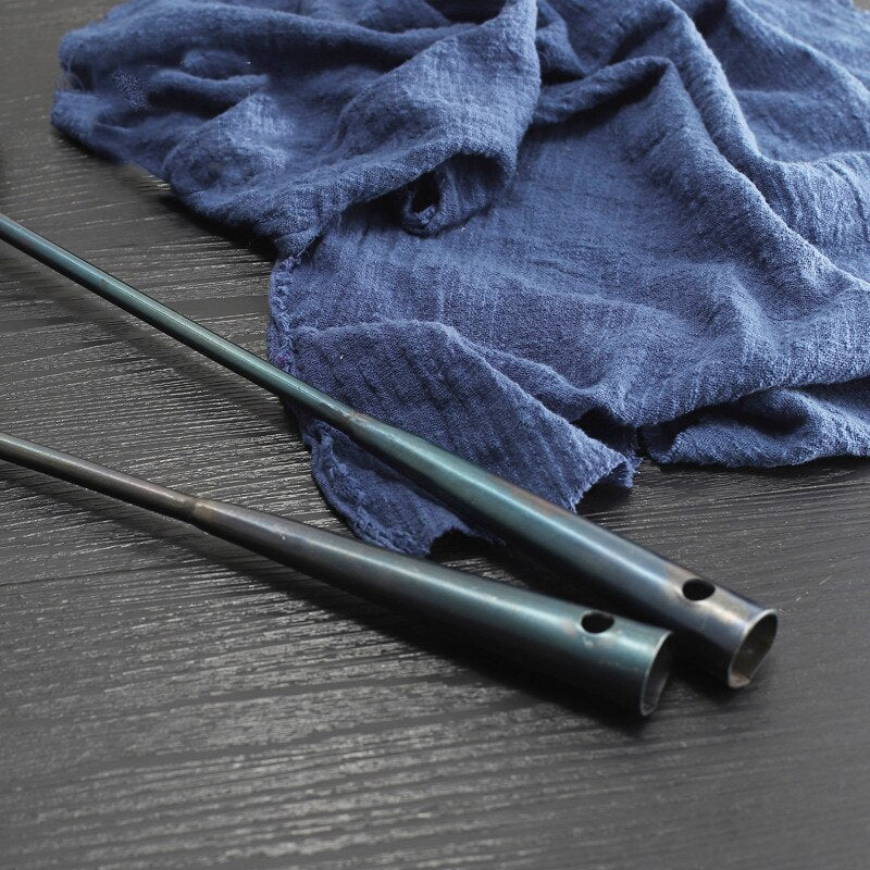 Le Tamoki roestvrijstalen wok pollepel set – in gebruik bij roerbakken