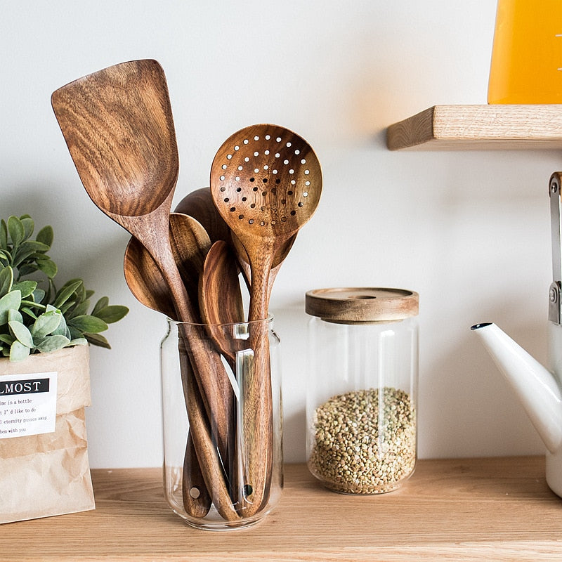 Le Sukano houten wok spatel – verpakking en leveringsomvang
